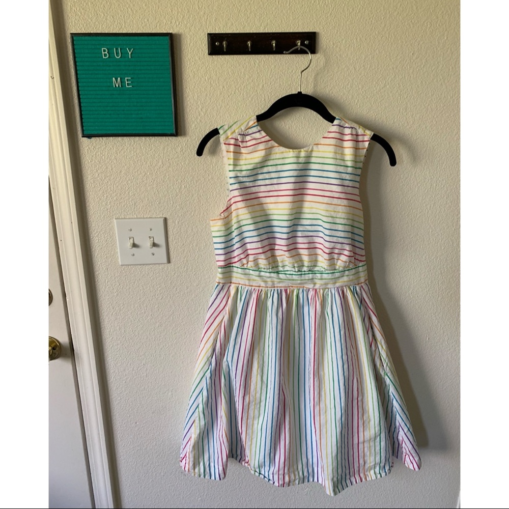 VGUC rainbow dress with pockets!